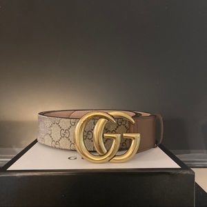 Gucci GG belt with Double G buckle (Damaged)